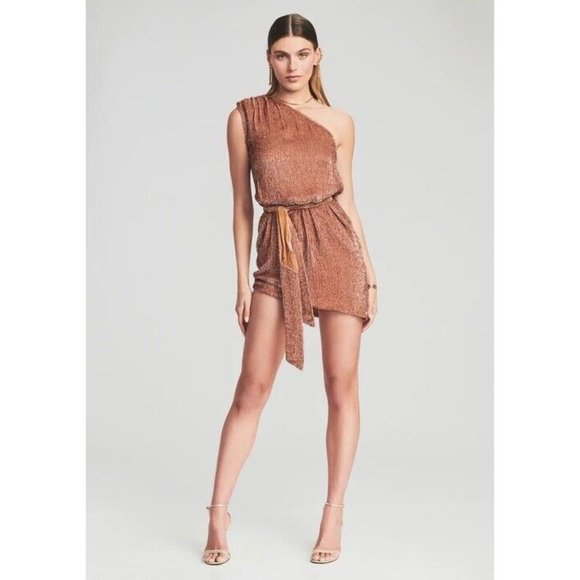 Retrofete Dresses & Skirts - retrofete Ella Dress Bronze Brown Gold Sequin